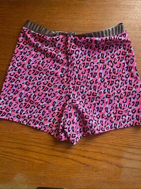 Hot pink cheetah booty shorts - high waist!